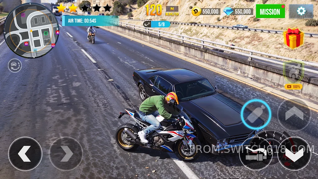 摩托竞速:驾驶模拟器-v1.0.8-MOD菜单 4 摩托竞速:驾驶模拟器-v1.0.8-MOD菜单游戏截图