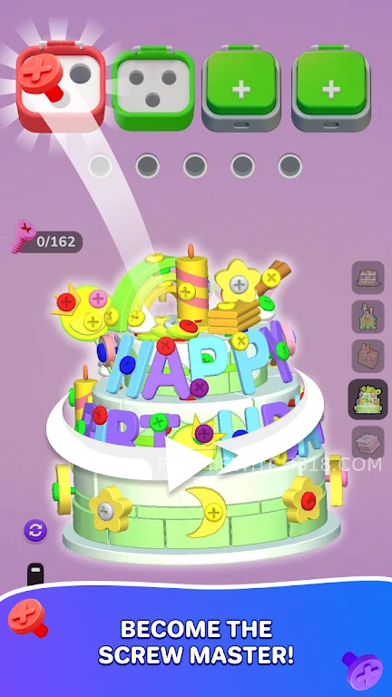 螺丝拼图3D脑筋急转弯 5 螺丝拼图3D脑筋急转弯游戏截图