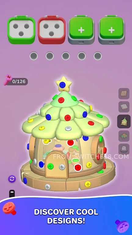 螺丝拼图3D脑筋急转弯 3 螺丝拼图3D脑筋急转弯游戏截图