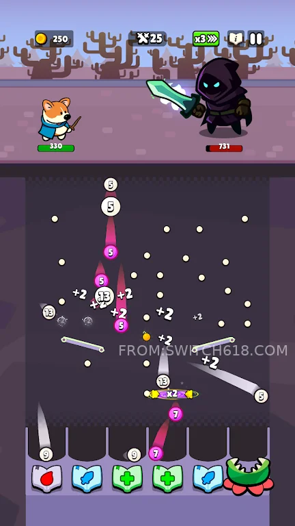 弹跳英雄弹珠台地牢 1 弹跳英雄弹珠台地牢游戏截图