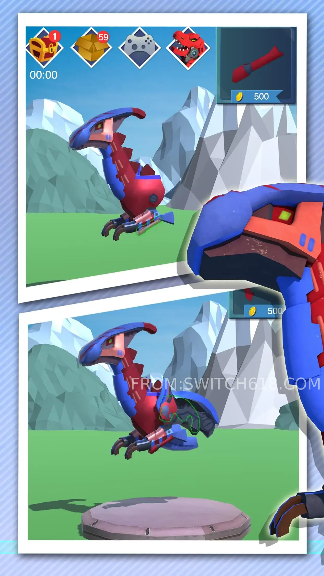 组装机械恐龙 3 组装机械恐龙游戏截图