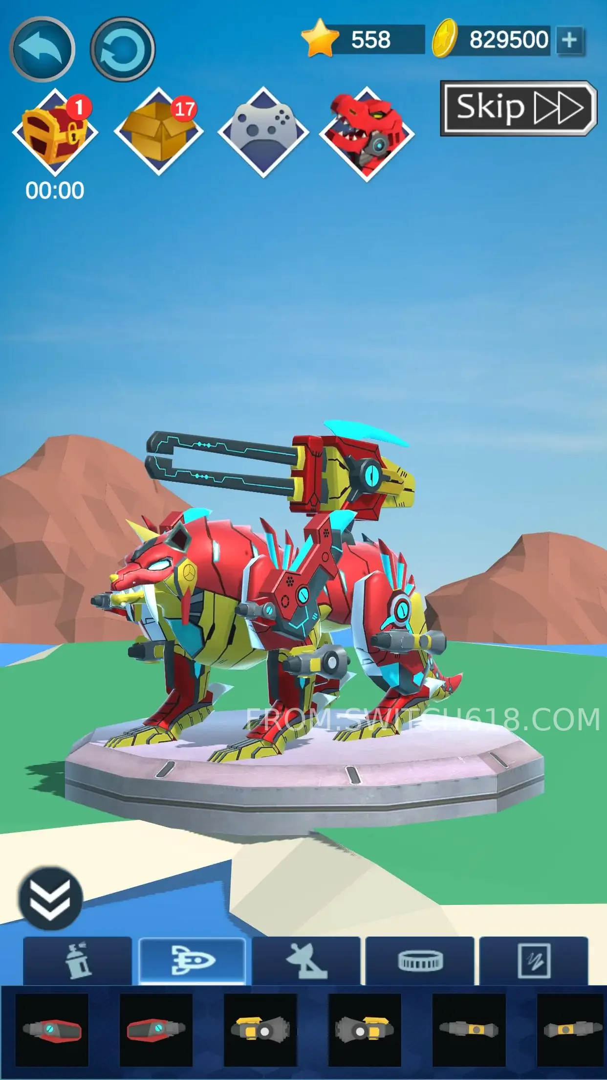 组装机械恐龙 2 组装机械恐龙游戏截图