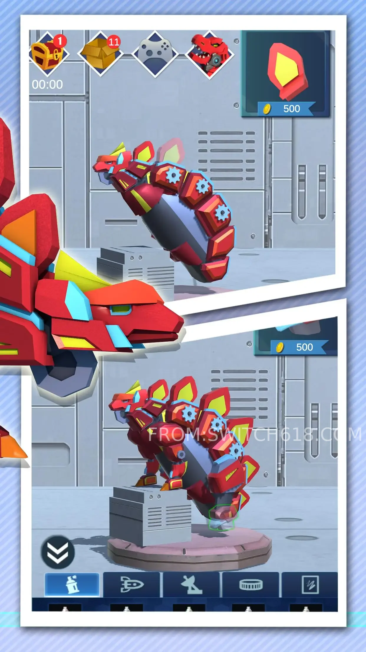 组装机械恐龙 4 组装机械恐龙游戏截图