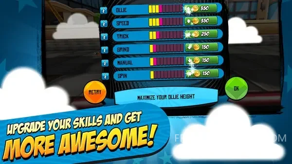 史诗滑板-大量资源 2 史诗滑板-大量资源游戏截图